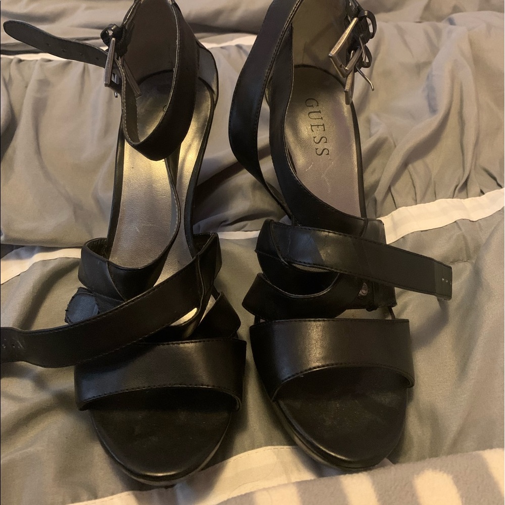 Black Guess Heels Women’s US Size 7